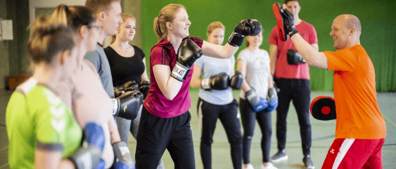 Kampfsport Therapie in der Gruppe