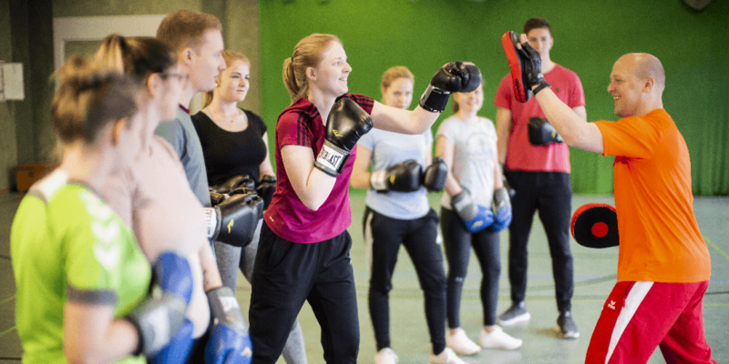 Kampfsport Therapie in der Gruppe