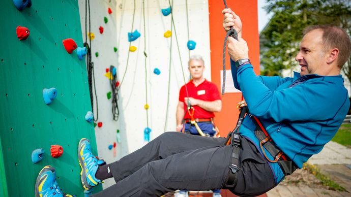 Mentaltraining an der Kletterwand